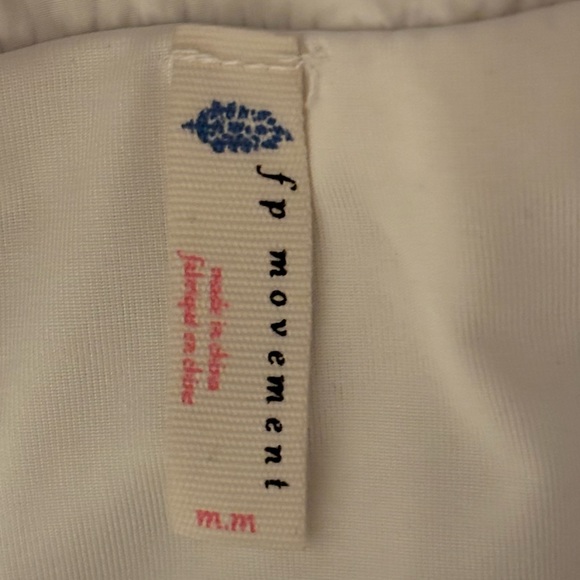 EUC Free People Movement The Way Home Short;White; High Waisted; Lined; Womens M - Picture 5 of 8